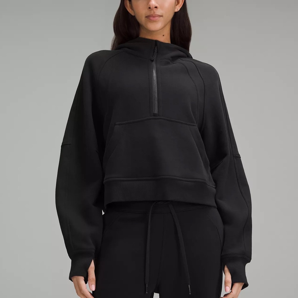 lululemon scuba oversized half-zip hoodie
